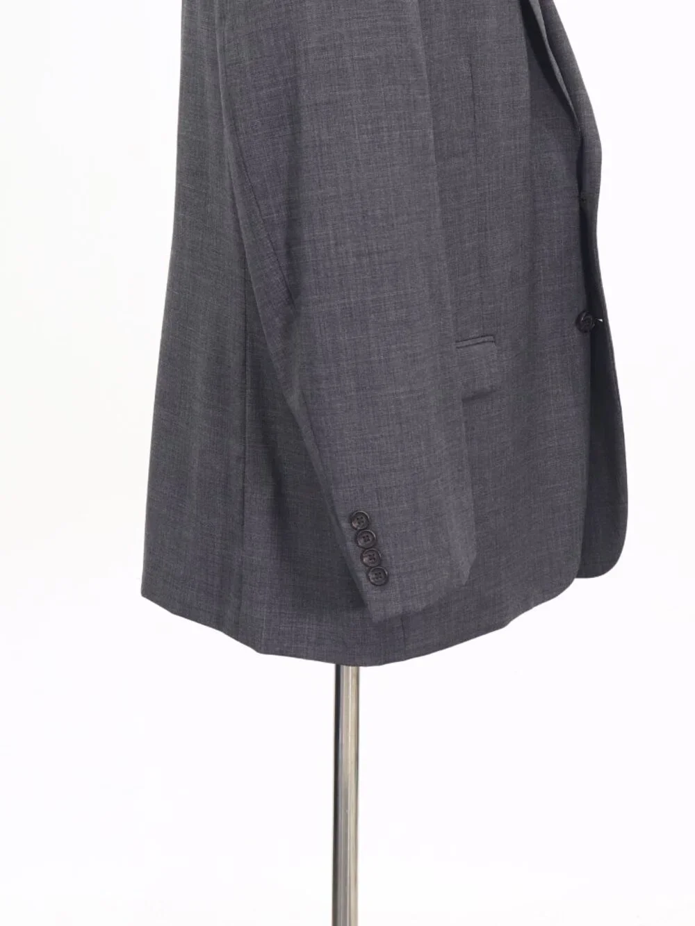 Ralph Lauren 48R Gray Blazer Sport Coat Jacket 2-Button Solid W856